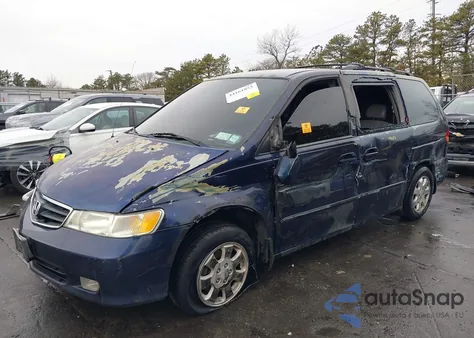 2004 Honda Odyssey Ex-L из США, поврежденный, VIN 5FNRL18054B098250